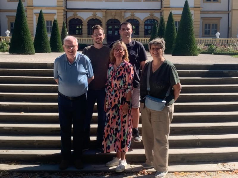 von links: Peter Wischniowski, Marius Elsner, Sabine Raschendorfer, Patrik Papst und Ursula Schlosser