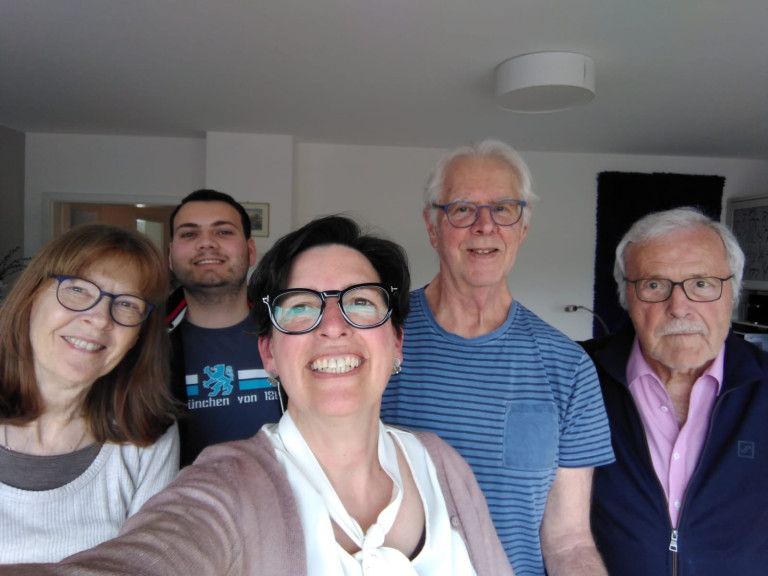 Von links: Frau Tomingas, Patrick Papst, Martina Baumann, René Tomingas und Bernd Pieger